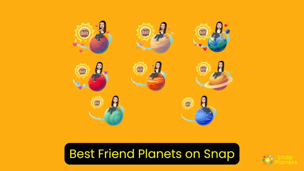 Best Friend Planets on Snap