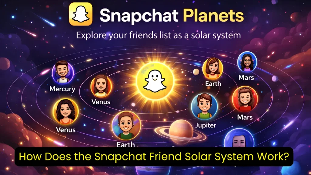 How Does the Snapchat Friend Solar System Work?