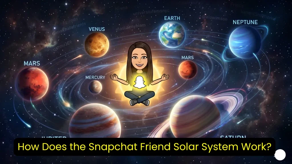 How Does the Snapchat Friend Solar System Work?