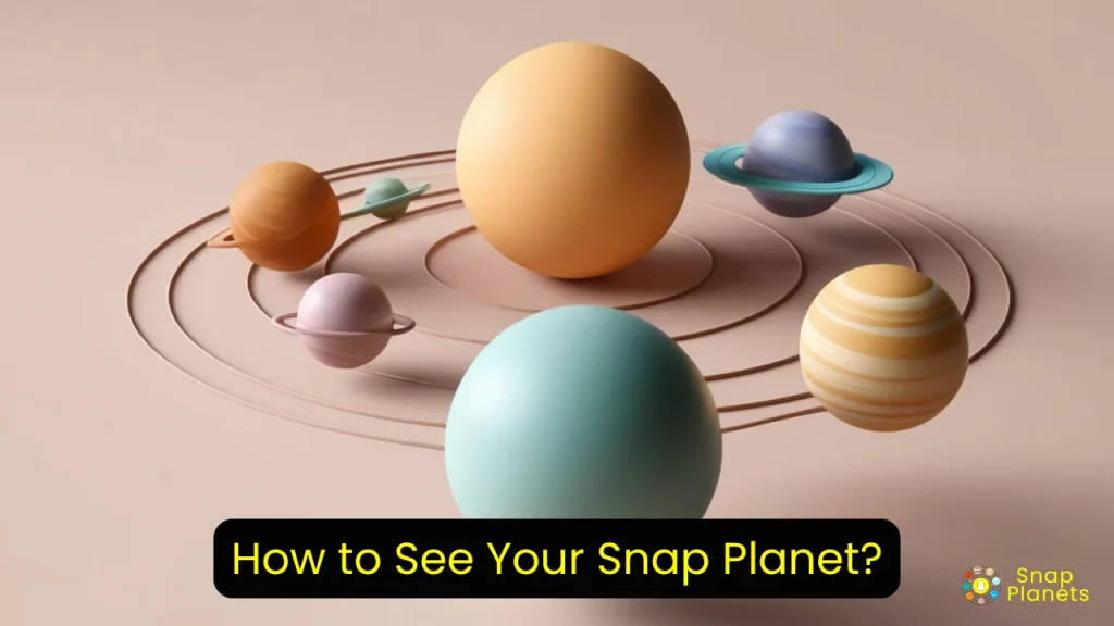 How to See Your Snap Planet?