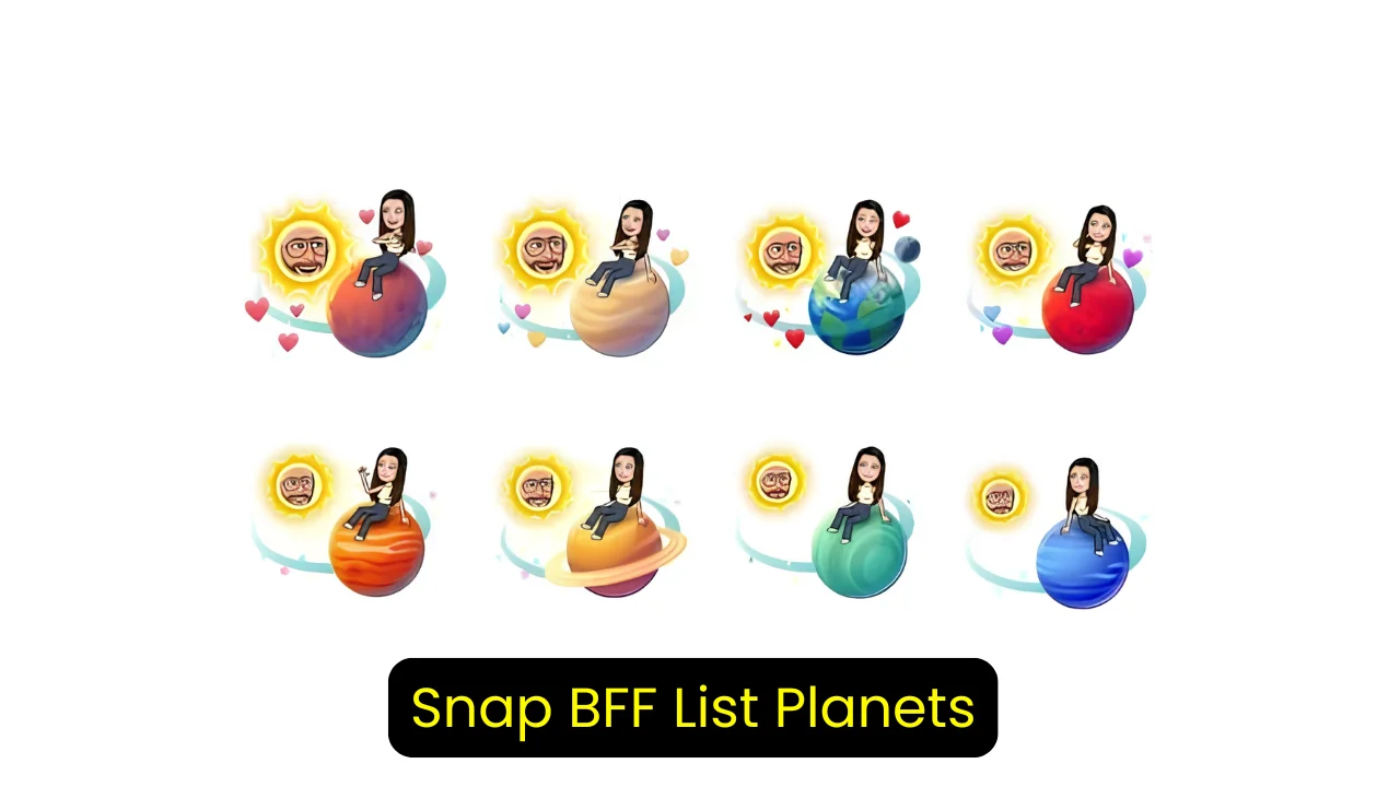 Snap BFF List Planets
