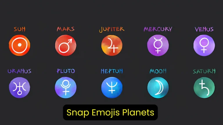 Snap Emojis Planets