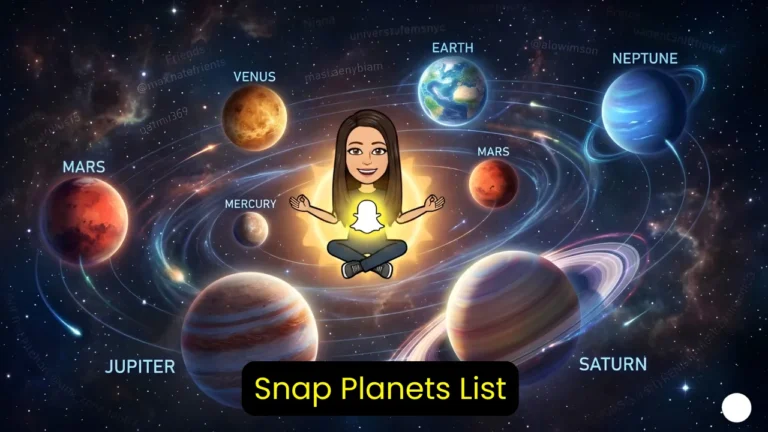 Snap Planets List