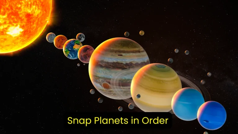Snap Planets in Order