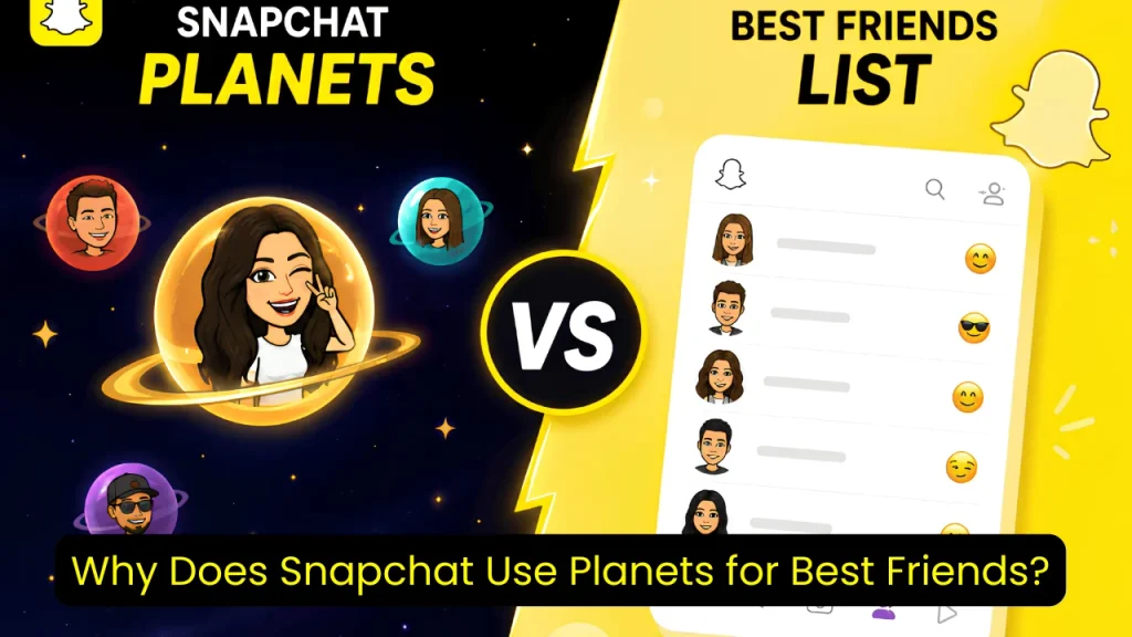 Why Does Snapchat Use Planets for Best Friends?