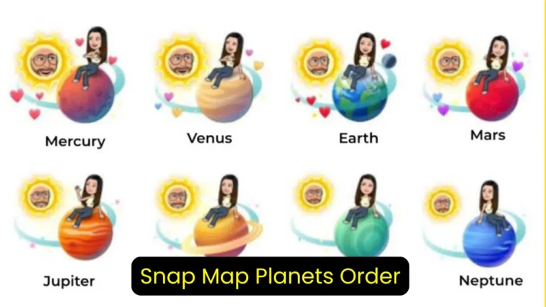 Snap Map Planets Order